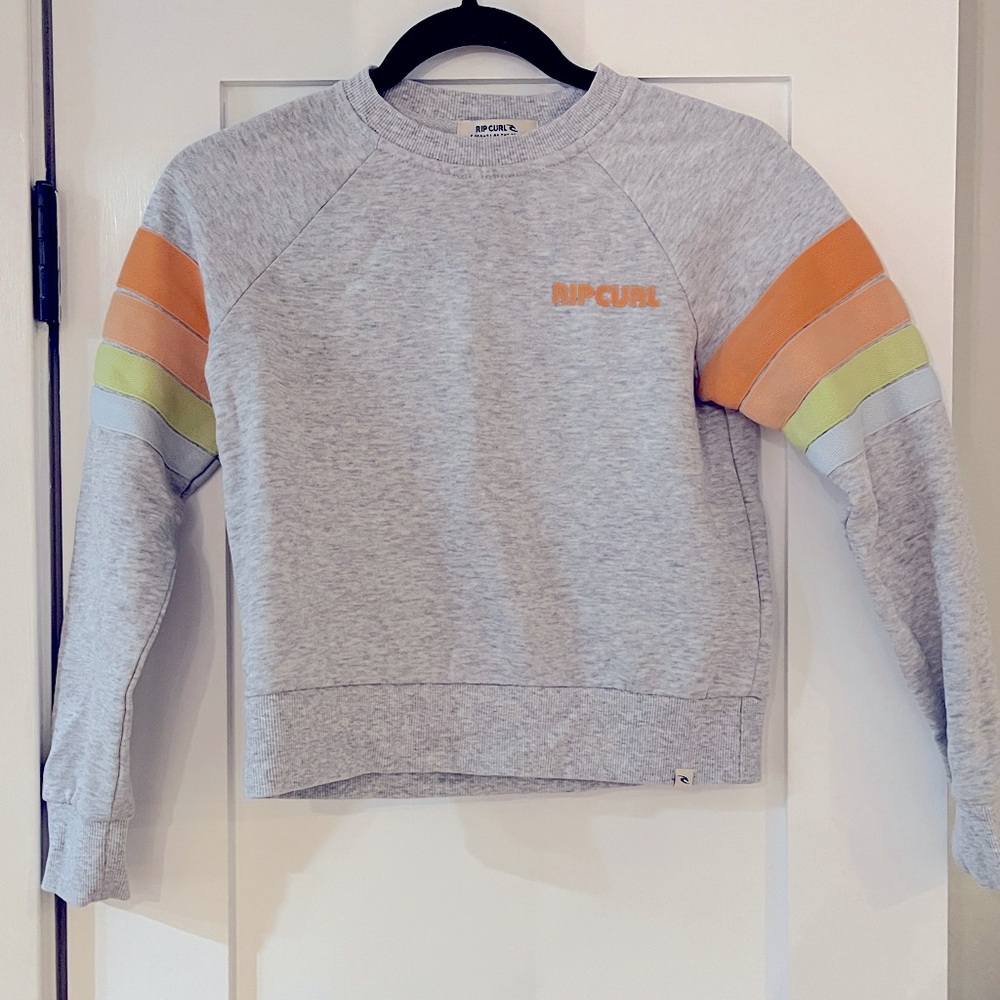 Kid’s Ripcurl Surf Revival Crewneck Sweatshirt, Size 10/S